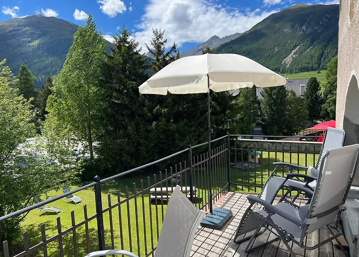 Chesa-strimer - Terrassa Apartamento La Punt-Chamues-ch