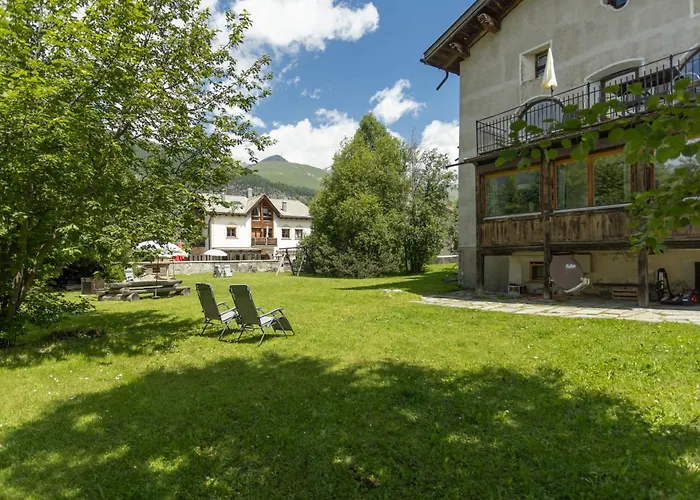 Chesa-strimer - Terrassa Apartamento La Punt-Chamues-ch