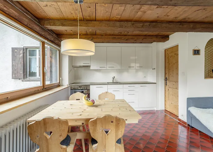 Chesa-strimer - Terrassa Apartamento La Punt-Chamues-ch